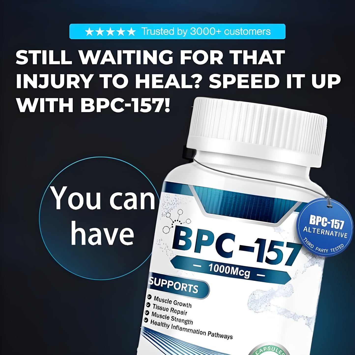 BPC-157 Peptide Capsules